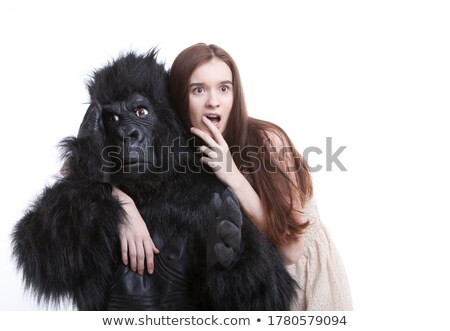 Foto stock: An Irritated Gorilla