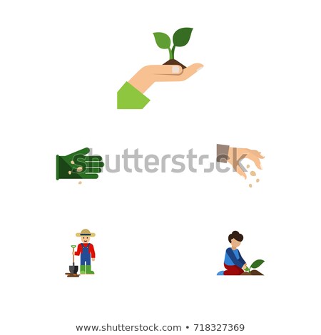 ストックフォト: Woman Hand Sowing Seed