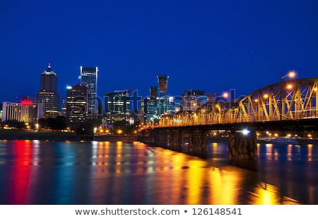 [[stock_photo]]: Downtown Portland Cityscape At The Night Time
