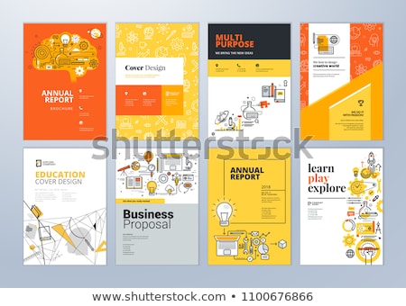 Stok fotoğraf: Business Education Objects And Technology Concept