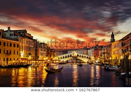 ストックフォト: Gondolas Floating In Grand Canal