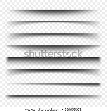 Stock fotó: Transparent Realistic Paper Shadow Effects