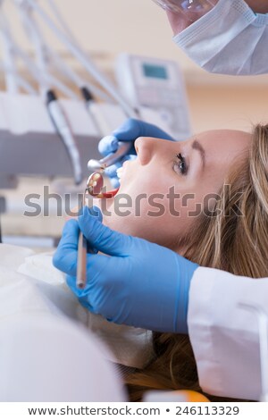Сток-фото: Dentist Using Drill