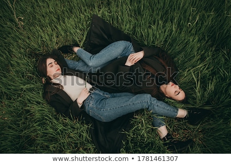 Stock photo: Beautiful Young Brunette Woman