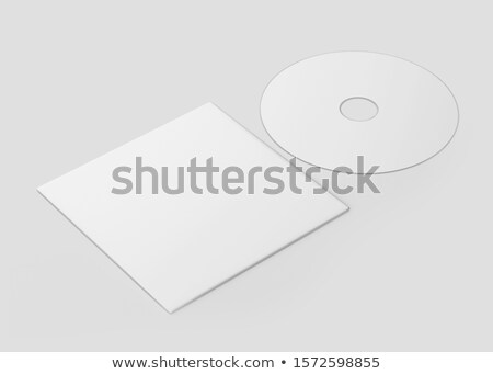 Stock photo: White Cd - Dvd Mockup Template Isolated On Grey