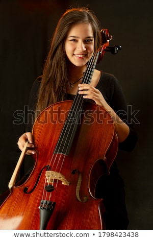 Stockfoto: Lonely Composer Playing On Violin