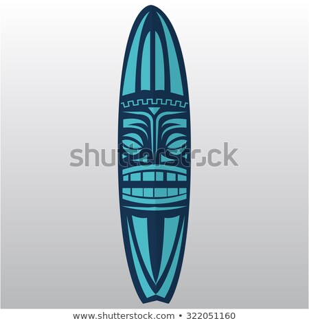 Foto stock: Hawaii Icons Pattern