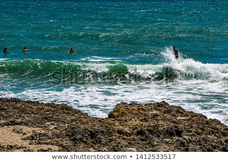 Zdjęcia stock: Seascape With Wave On Foreground