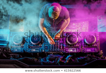Stock photo: Mixing Music And Instruments Concept