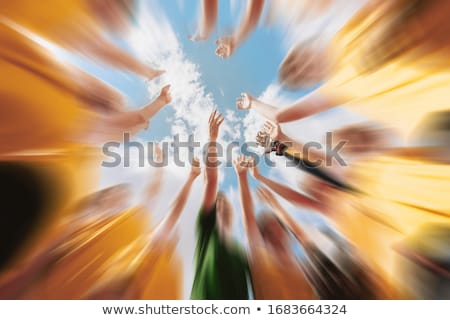 Kids Stacking Hands In Sports Team Boys Sports Team Hands Stack Stockfoto © matimix