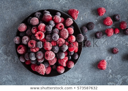 Stock photo: Frozen Red Berry Fruits