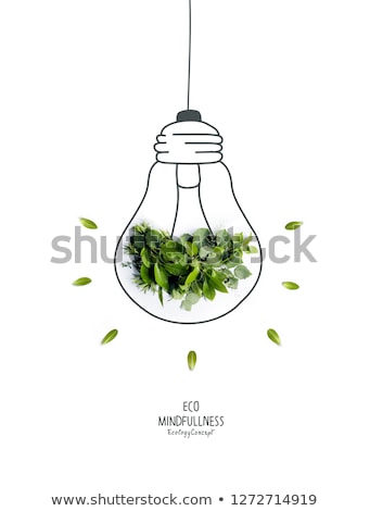 [[stock_photo]]: Eco Green Energy Recycling Isolated On White