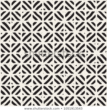 Foto stock: Hand Drawn Seamless Repeating Pattern With Lines Tiling Grungy Freehand Background Texture