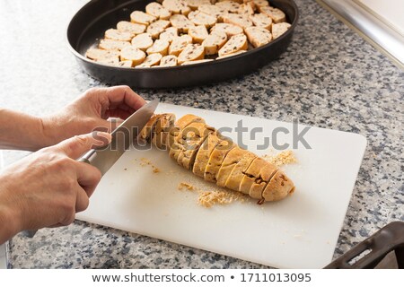 Stock photo: Two Almonds And One Cut