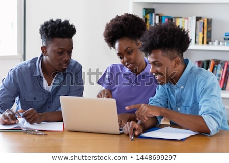 Stock fotó: Couple Of Students In Classroom