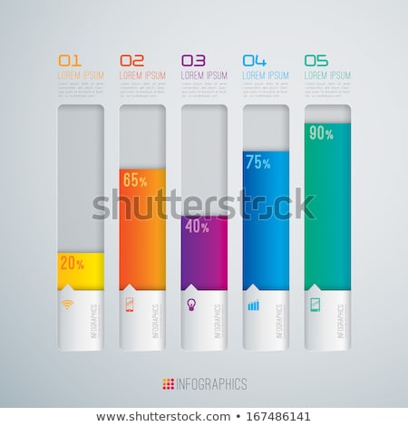 Stock foto: Tablets With A Bar Graph