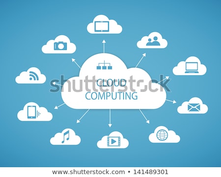 Foto stock: Cloud Computing Scheme