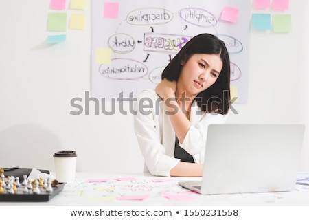 Stockfoto: Woman Having A Shoulder Pain