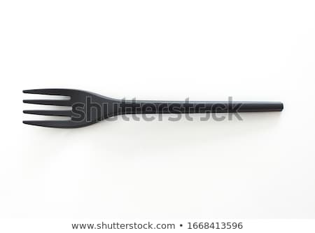Сток-фото: Plastic Disposable Fork