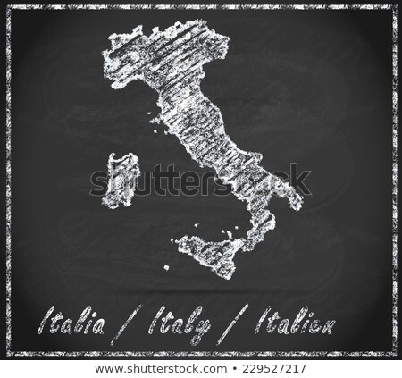 Stock photo: Map Of Italy Vicenza