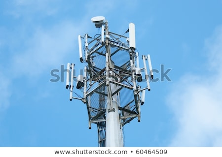 Stock foto: Mobile Phone Network Gsm Communication Repeater Antenna