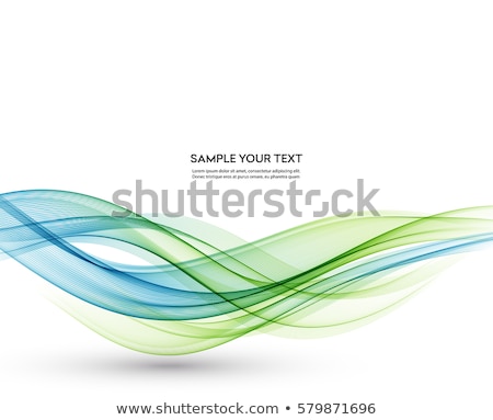 Zdjęcia stock: Abstract Green Background Abstraction Modern Waved