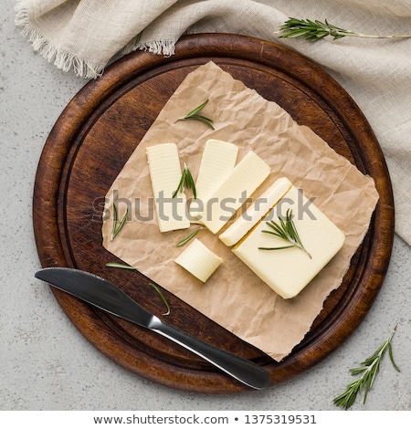 Zdjęcia stock: Block Of Fresh Butter