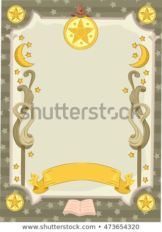 [[stock_photo]]: Five Side Star Banner Witch Craft