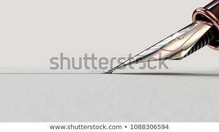 [[stock_photo]]: Gold Ink Pen