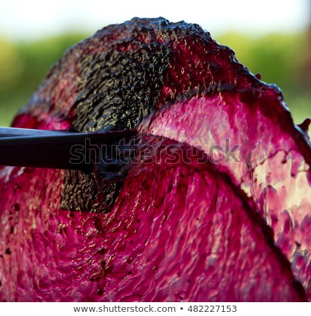 Stock photo: Aeration Of The Wine During The Winemaking