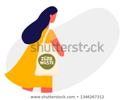 Сток-фото: Waste Free Zero Waste Technology Concept Vector Illustration