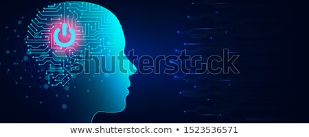 Foto stock: Cognitive Computing Concept As Modern Technology