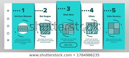 Сток-фото: Waterproof Materials Vector Onboarding