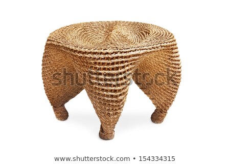 Foto d'archivio: Rattan Texture Background Garden Furniture Design Detail