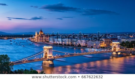 Сток-фото: Budapest Skyline By Night