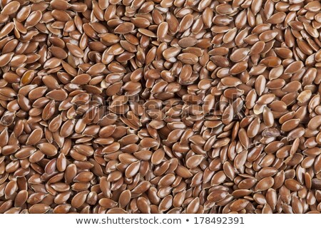 Foto d'archivio: Brown Flax Seed Background Flax Seed Is A Good Source Of Omega 3 Fatty Acids Can Aid In Digestion