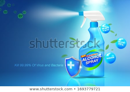 Stock fotó: Sanitizer Anti Virus Spray