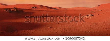 Stok fotoğraf: Valley Of Mars Landscapes