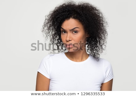 [[stock_photo]]: Model Looking Frowningly