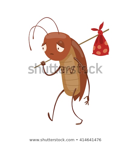 Foto d'archivio: Funny Cockroach Walking