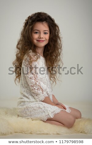 [[stock_photo]]: Adorable Little Girl With Big Grey Eyes