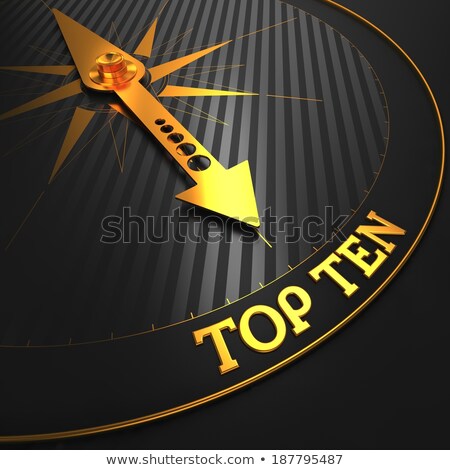 Сток-фото: Top Ten Concept On Golden Compass