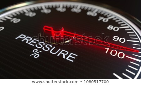 Foto stock: Analog Pressure Gauge