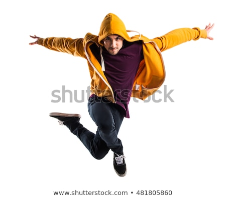 Сток-фото: Dancer Isolated On The White Background