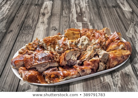 Foto stock: Piglet Barbecue