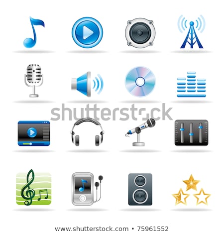 Foto stock: Mp3 Download Golden Vector Icon Design