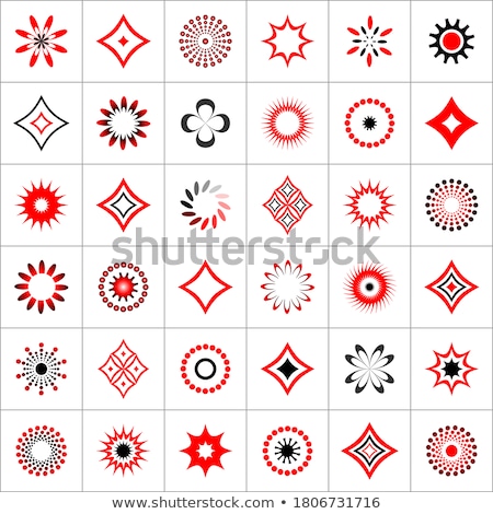 Foto stock: Diamond Flower Vector Illustration