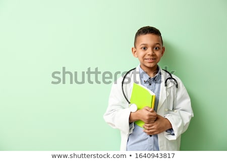 Foto d'archivio: Boy In Doctor Costume