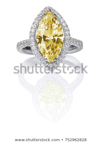 Stockfoto: Citrine On A White Background