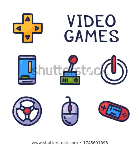 [[stock_photo]]: Video Game Cartridge Hand Drawn Outline Doodle Icon